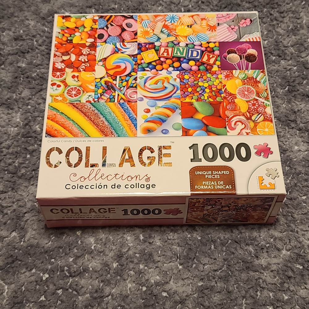 1,000 Piece Jigsaw Puzzle, "Colorful Candy", Collage Collections, GUC